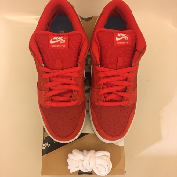 ❌SOLD❌Nike SB Dunk Low Challenge Red Sz 9 RARE - Picture 3 of 6
